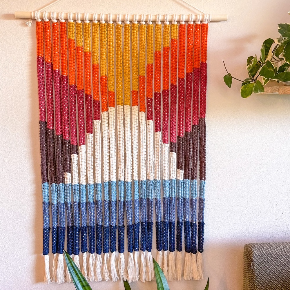 Sunset Macrame wall hanging